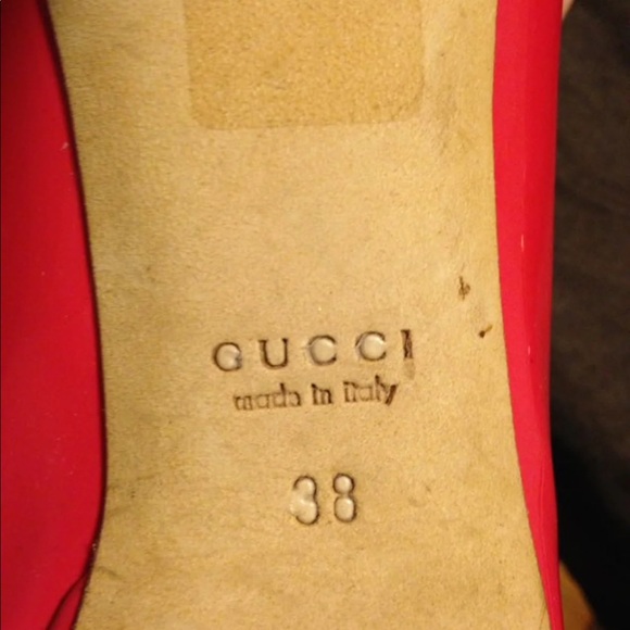 Gucci pink patent leather horsebit heels - Picture 5 of 8